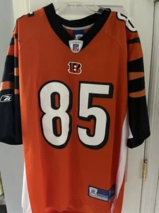 Chad Johnson Bengals Reebok Nfl Jersey Mens Medium Sewn Euc Vintage Ocho Cinco - Picture 1 of 7