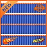 100 Pcs Bullet Darts For NERF & N-Strike Kids Toy Gun Blasters elite battle Gift