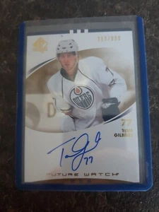 2007-08 SP Authentic Future Watch Auto Rookie 713/999 Tom Gilbert Card# 214 - Picture 1 of 2