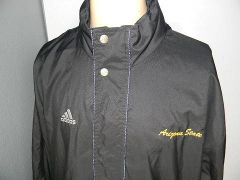 ARIZONA STATE UNIVERSITY black adidas hooded jacket SUN DEVILS men's 2XL Cover