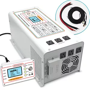3000W 9000W Pure Sine Wave Power Inverter DC 12V 24V to AC 110V Converter Home - Picture 1 of 19