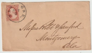 #11 Oct 3 SON Houghton & Bro.Mahogany Yard Cover from N.Y. to Montgomery Ala. - Picture 1 of 2