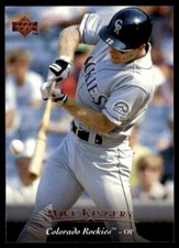 1995 Upper Deck #411 Mike Kingery Colorado Rockies