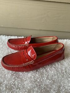 Johnston & Murphy Women’s Leather/Patent Leather Loafer Comfort Shoe Sz 6 1/2 M