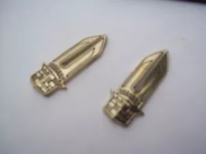 70s-90s Cadillac GOLD Tail Light Crest Ornament Emblem - Bild 1 von 3