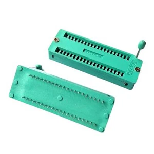 2 Pieces 40 Pin Zif Dip IC Test Board Socket for Breadboard Program Ic's - Picture 1 of 11