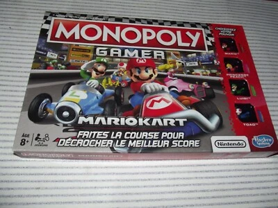 jeu ** Monopoly Gamer /  Mario Kart / jeu de société manque dé blanc  TBEG** - Photo 1/3