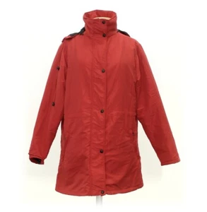 CW Classics Womens Large Red Jacket Windproof Lightweight Cinch Waist Hooded - Picture 1 of 2