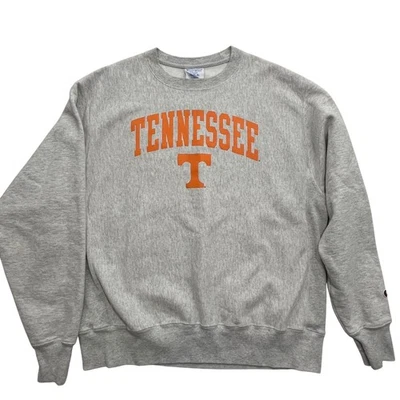 Sudadera University of Tennessee Champion tejido inverso cuello redondo sello XL Foto 1 de 4