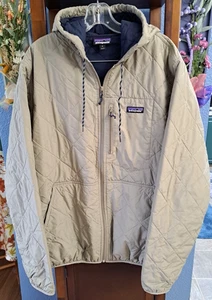 Patagonia Herren XL Wing Gray Diamond Quilted Bomber Hoody Jacke Wetterfest - Bild 1 von 15