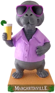 Margaritaville Manatee Margaritaville Bobblehead - Picture 1 of 1