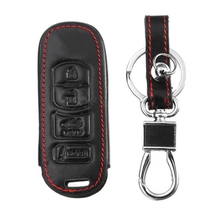 4-Button PU Smart Key Protective Case Holder Cover For Mazda 3 6 CX5 CX7 CX9 u - Picture 1 of 3