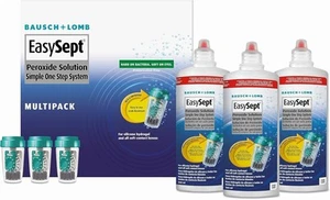 Orginal EasySept 3x360ml Hydrogen Peroxide Lens Solution+Case for Sensitive Eyes - Picture 1 of 5