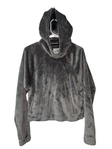 Hollister grau Cropped Hoodie Oberteil superweicher Pullover Damen Größe Small - Bild 1 von 7