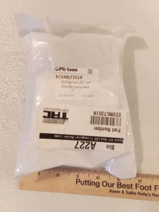 TAC Bus Teile Sound aus rot LED Dreieck Markierungsleuchte ECVMLT351R - Bild 1 von 6