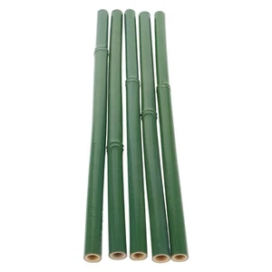 5 Pcs Bamboo Poles for Diy Fence Sticks Fake Outdoor Artificial Tree - Picture 1 of 12