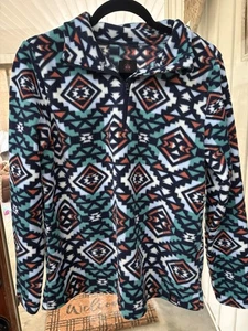 Pullover Sherpa Mountain And Isles Park City 1/4 cremallera mediano para mujer nuevo sin etiquetas - Imagen 1 de 3