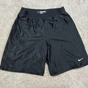 Y2K Nike Shorts Mens 2XL Black Basketball Gym Workout 9" Inseam Dazzle Vintage - Picture 1 of 5