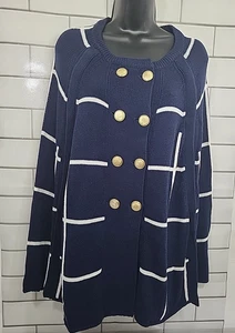Poncho para mujer Crown and Ivy capa elegante tranquilo de lujo costero talla única - Imagen 1 de 8