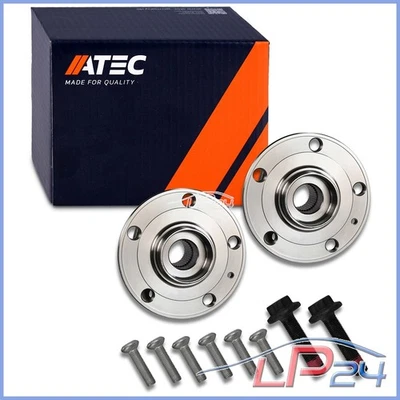 2x KIT MOYEU DE ROUE+ROULEMENT AVANT GAUCHE+DROIT POUR VW GOLF PLUS 5M 5 1K 6 5K - Photo 1/3