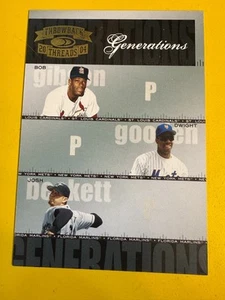 67813 2004 Throwback Threads Generations #28 Bob Gibson / Dwight Gooden / 1500 - Bild 1 von 3