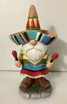 Mariachi сад Gnome статуэтка фигурка праздничный двор газон украшение дома искусства декор - Изображение 1 из 4