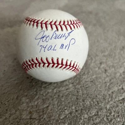 Официальные бейсбольные рейнджеры Главной лиги с автографом Джеффа Берроуза «74 AL MVP» - Изображение 1 из 4