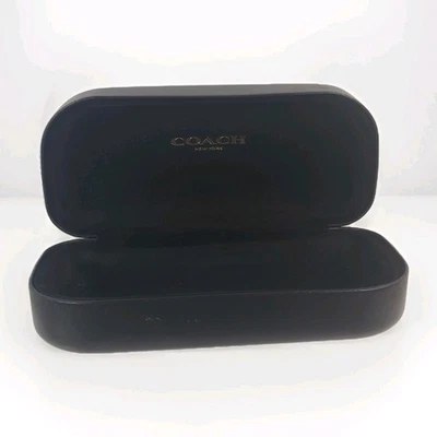 Gafas de sol COACH negras grandes auténticas estuche rígido SOLO Foto 1 de 4