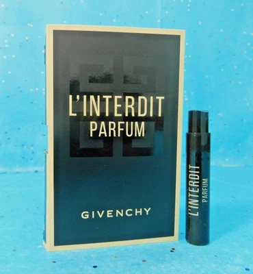 Givenchy L'Interdit Perfume EDP Perfume Muestra .03 oz / 1 ml ~mimosa pera jazmín Foto 1 de 3