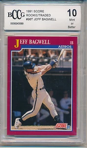 1991 Score Rookie & Traded Jeff Bagwell (HOF) (Rookie Card) (#96T) BCCG10 BCCG - Bild 1 von 1