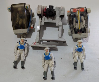 Milton Bradley ROBOTIX Parts:Walker, Cockpits, Figures x5 - R-1000 2000 Series - Image 1 of 4