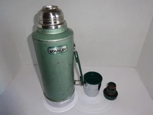 STANLEY THERMOS Stainless Steel ALADDIN Half Gallon 2 Quart A945DH Vintage USA - Picture 1 of 7