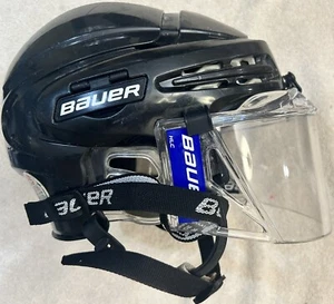 Casco de hockey sobre hielo Bauer BHH5100 XS extra X pequeño HLC medio escudo visera - Imagen 1 de 7