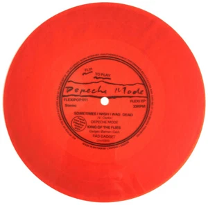 DEPECHE MODE -Sometimes I Wish I Was Dead- Rare FlexiPop Flexi Disc (Record) - Picture 1 of 3