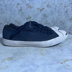 Converse Jack Purcell Men's Size 13 Shoes Blue White Canvas Low Top Sneakers - Picture 1 of 18