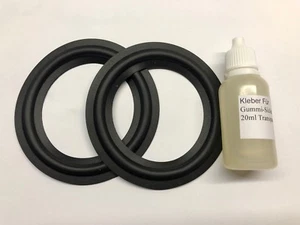 2x 3,5"" altoparlanti in gomma per inviare incl. colla 20ml #3 - Foto 1 di 1