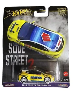 Hot Wheels Premium 2023 TOYOTA GR COROLLA SLIDE STREET 2 CAR CULTURE - Bild 1 von 6