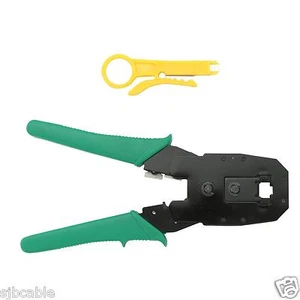 New RJ45 Network Cable Crimper Crimping Pliers Cat5 Ethernet LAN Network Tool - Picture 1 of 2