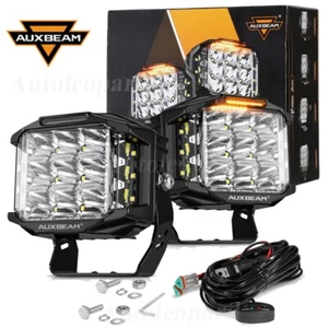 Auxbeam 5"in 168W White LED Shooter Offroad Driving Light w DRL for Jeep ATV UTV - Bild 1 von 12