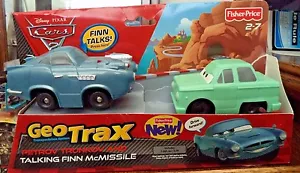 Fisher-Price GeoTrax Disney Cars 2 Petrov Trunkov and Talking Finn McMissile - Picture 1 of 2