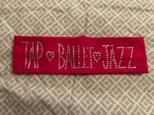 New Dance Headband Tap Jazz Ballet Sparkle Rhinestone Dancewear Gift - Picture 1 of 2