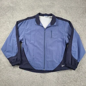 Reebok Light Jacket Youth Boys' Size XL 2-Tone Blue Lined Full-Zip - Picture 1 of 17