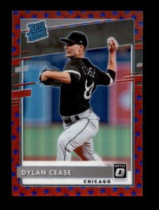 DYLAN CEASE 2020 DONRUSS OPTIC #53 RATED ROOKIE BLUE STAR PRIZM RC #02/45 BD7429