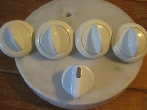 Retro Euromaid Upright Electirc Oven Knobs - Full Set Of 5 (Very Good Condition) - Picture 1 of 11