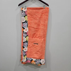 Vilebrequin Blumen Strandtuch Orange Tasche Urlaub Strand Sommer Urlaub - Bild 1 von 6