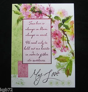 Leanin Tree Love Greeting Card Flowers Love Multi Color R57 - Picture 1 of 2