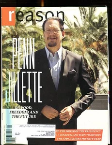 Reason Magazine January 2017 Penn Jilette EX w/ML 021017jhe - Picture 1 of 1