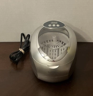 Brookstone Ultrasonic Cleaner Jewelry DVD Eyeglass Watches & More CD-7830A - Image 1 of 4