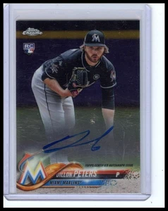 2018 Topps Chrome #RA-DP Dillon Peters Rookie Autographs - Picture 1 of 2