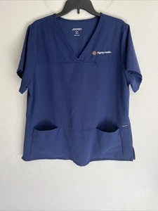 Jockey Dignity Health Scrubs Top Women XL Navy - Picture 1 of 8